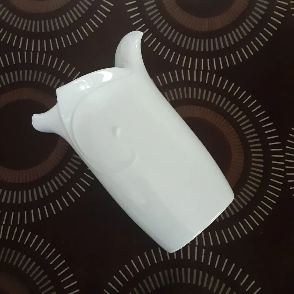 Dansk International Bird Vase White Japandi Scandinavian Modern